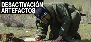 Funciones de la Guardia Civil, Desactivación artefactos